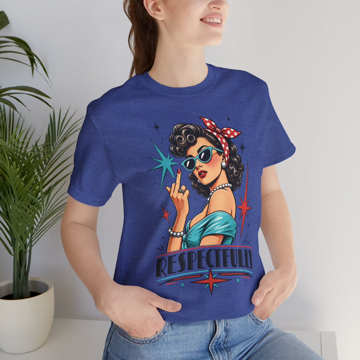 Respectfully Retro Pin-Up Tee