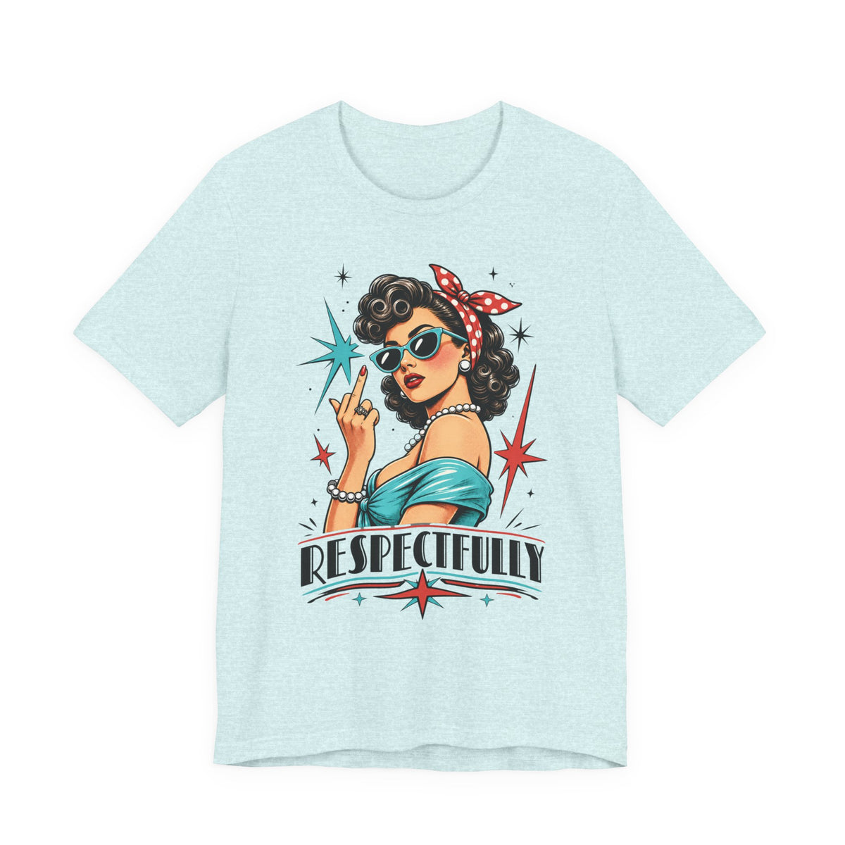 Respectfully Retro Pin-Up Tee