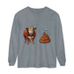 Bull & Poo Graphic Long Sleeve Tee