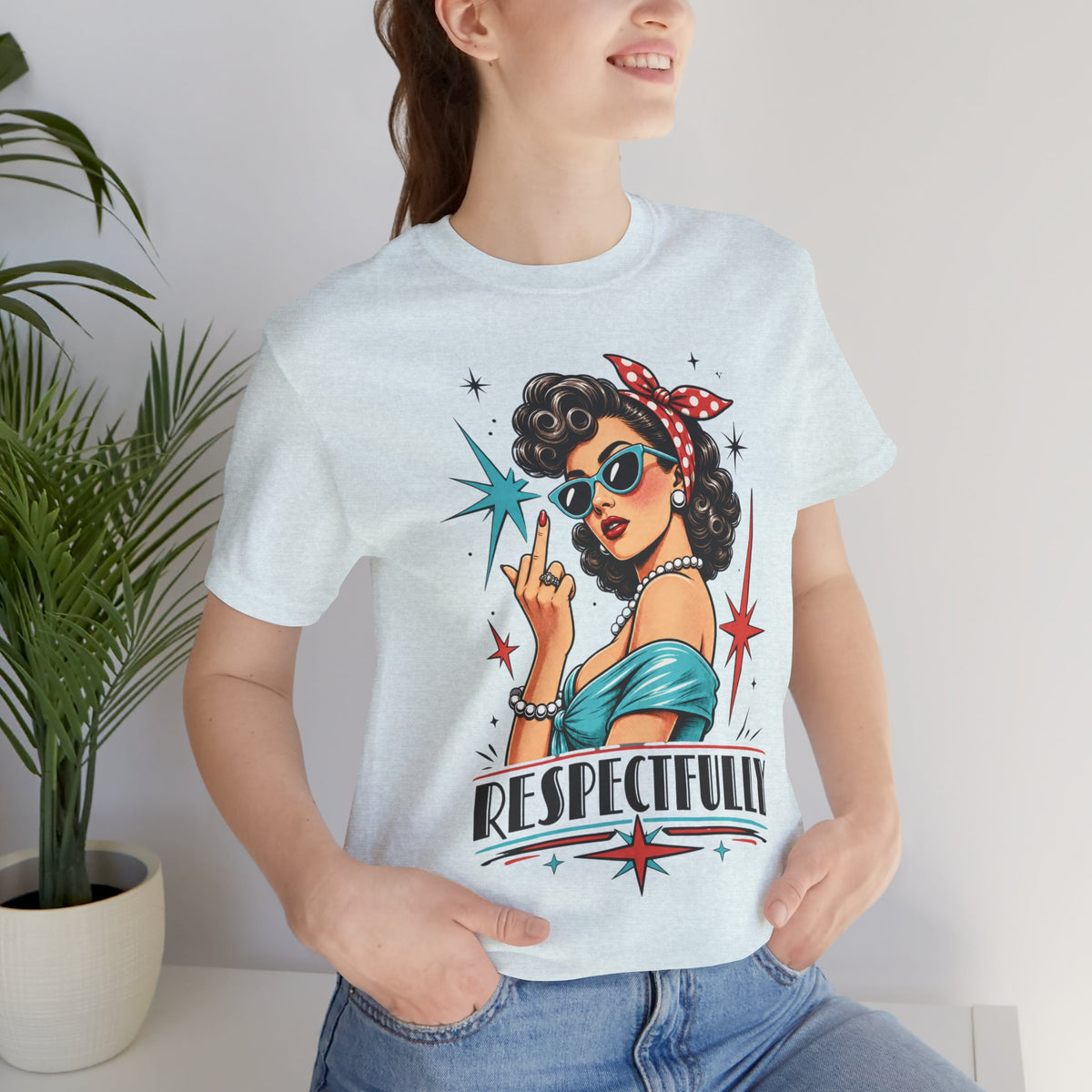 Respectfully Retro Pin-Up Tee