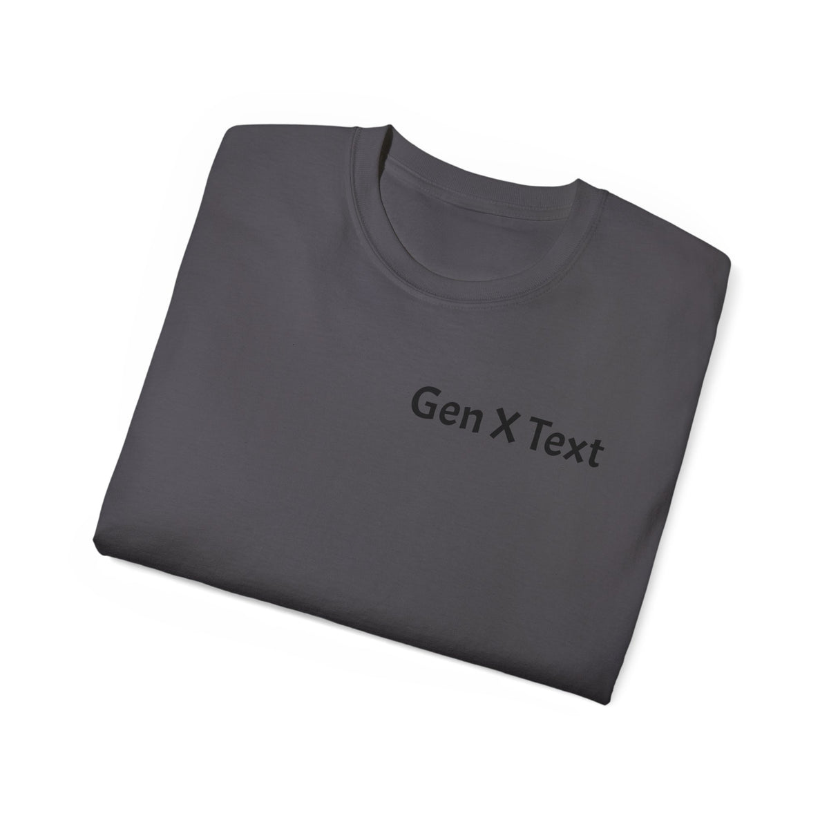 Gen X Text Tee — Retro Text Bubble Shirt with Nostalgic Phrases