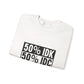 Crewneck Sweatshirt — 50% IDK / 50% IDC Graphic Pullover