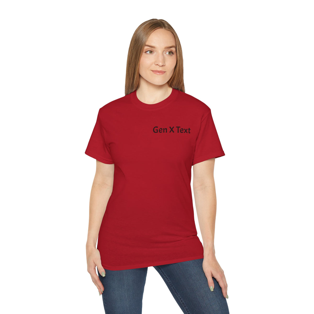 Gen X Text Tee — Retro Text Bubble Shirt with Nostalgic Phrases