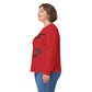 Long Sleeve Tee — "Some things are better left alone like... and me!" Hedgehog & Cactus Graphic