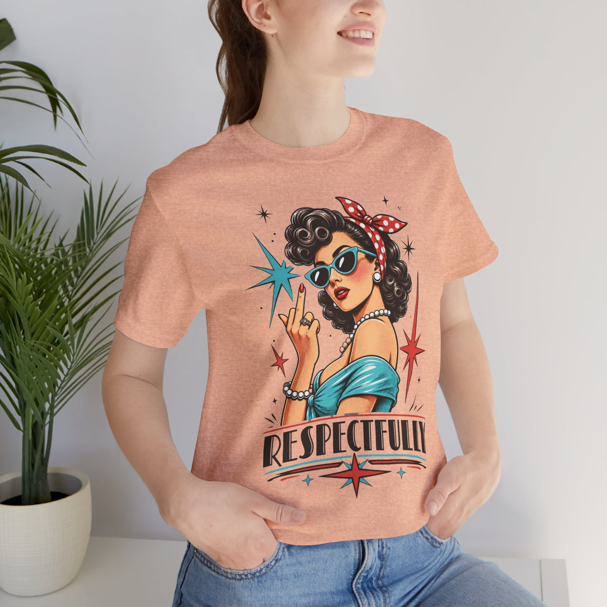 Respectfully Retro Pin-Up Tee