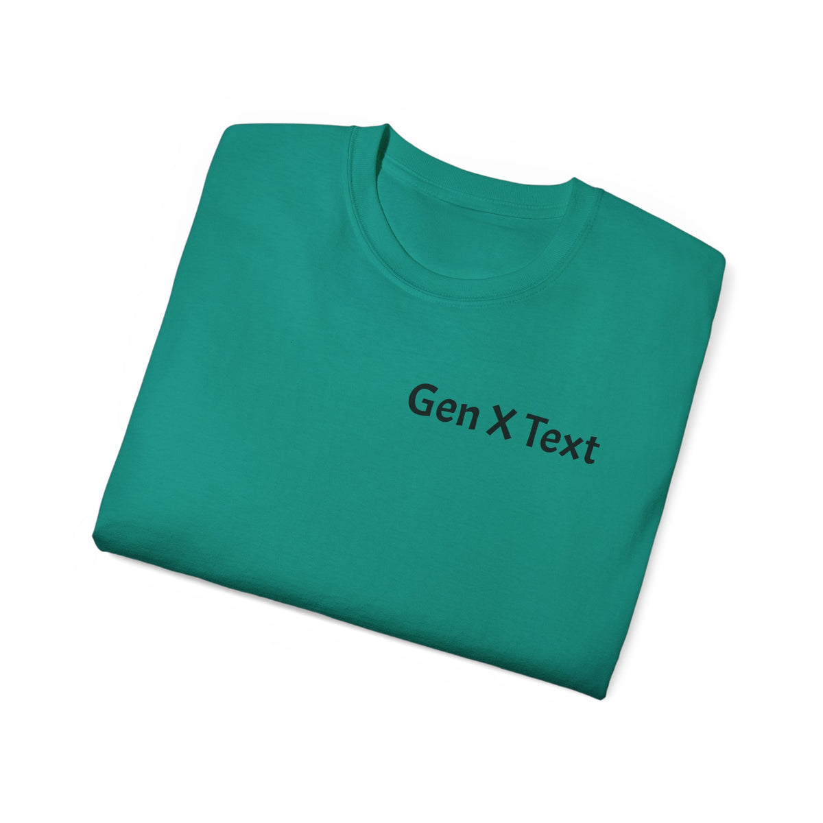 Gen X Text Tee — Retro Text Bubble Shirt with Nostalgic Phrases