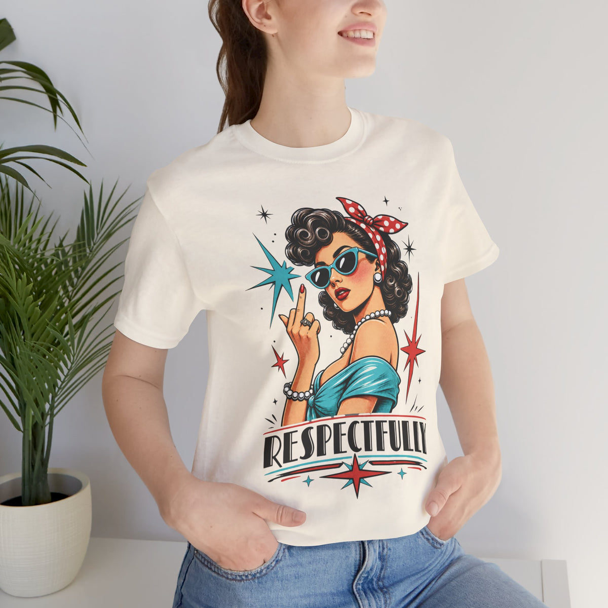 Respectfully Retro Pin-Up Tee
