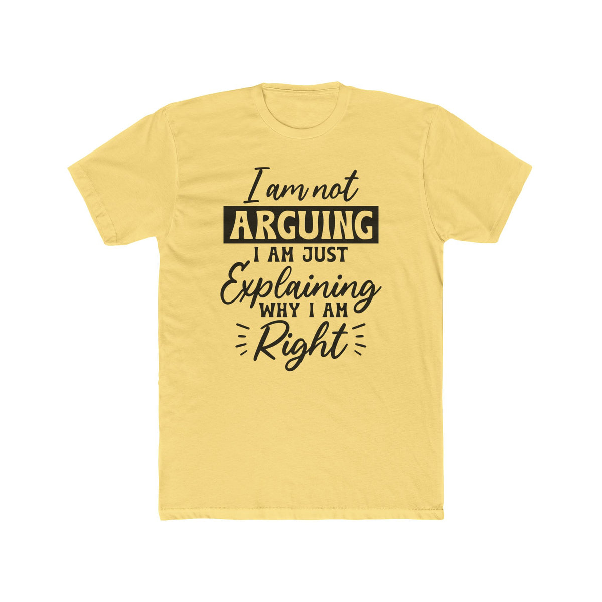 Unisex Cotton Crew Tee