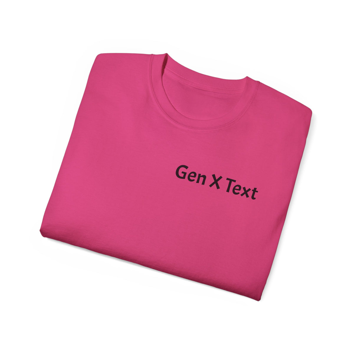 Gen X Text Tee — Retro Text Bubble Shirt with Nostalgic Phrases