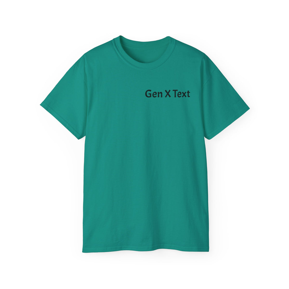 Gen X Text Tee — Retro Text Bubble Shirt with Nostalgic Phrases