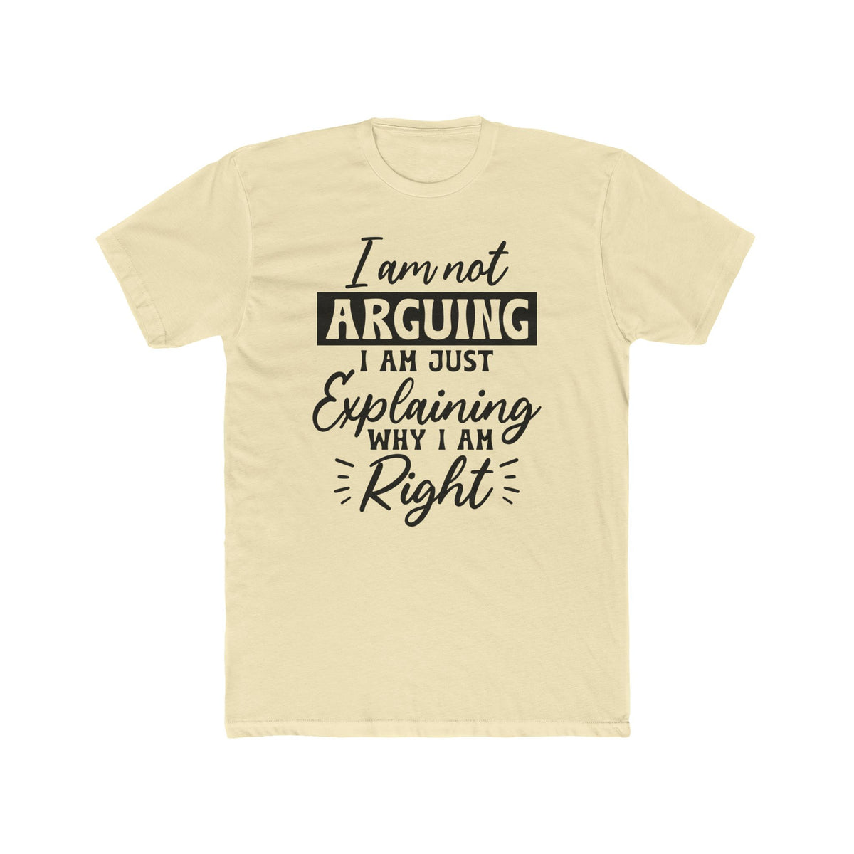 Unisex Cotton Crew Tee