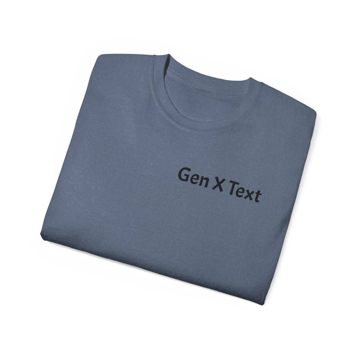 Gen X Text Tee — Retro Text Bubble Shirt with Nostalgic Phrases