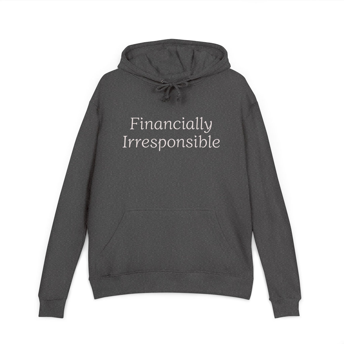 “Financially Irresponsible” Funny Statement Hoodie