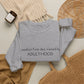 Adulthood Funny Crewneck Sweatshirt – "Another fine day ruined by ADULTHOOD" Casual Pullover