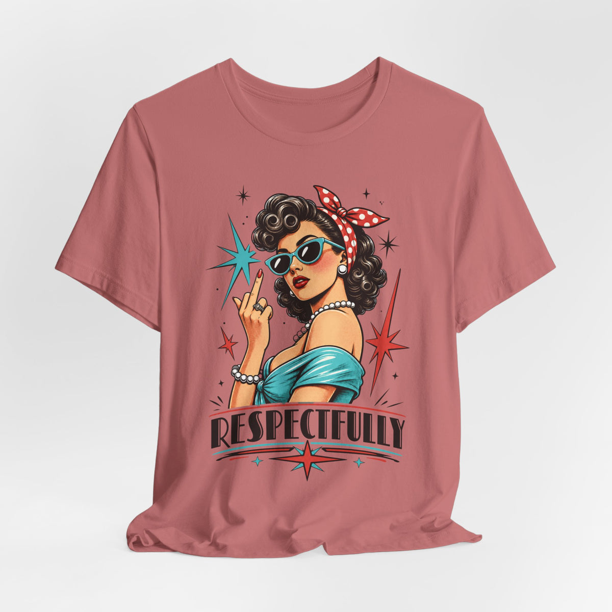 Respectfully Retro Pin-Up Tee