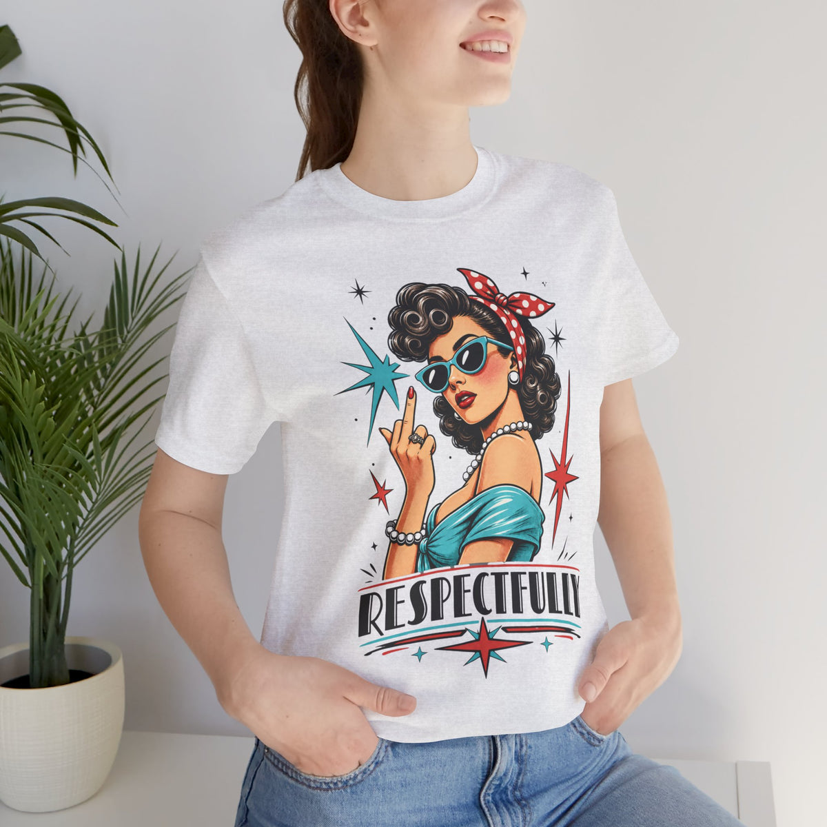 Respectfully Retro Pin-Up Tee