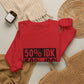 Crewneck Sweatshirt — 50% IDK / 50% IDC Graphic Pullover