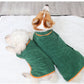 Pet Puppy Clothes Bathing Robe Neck Pet Clothes Tucked Waist Dog Shirts