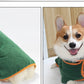 Pet Puppy Clothes Bathing Robe Neck Pet Clothes Tucked Waist Dog Shirts
