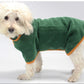 Pet Puppy Clothes Bathing Robe Neck Pet Clothes Tucked Waist Dog Shirts