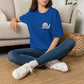 Snail Illustration T-Shirt — “Beware I Am a Dilly-Dally-er” Casual Tee