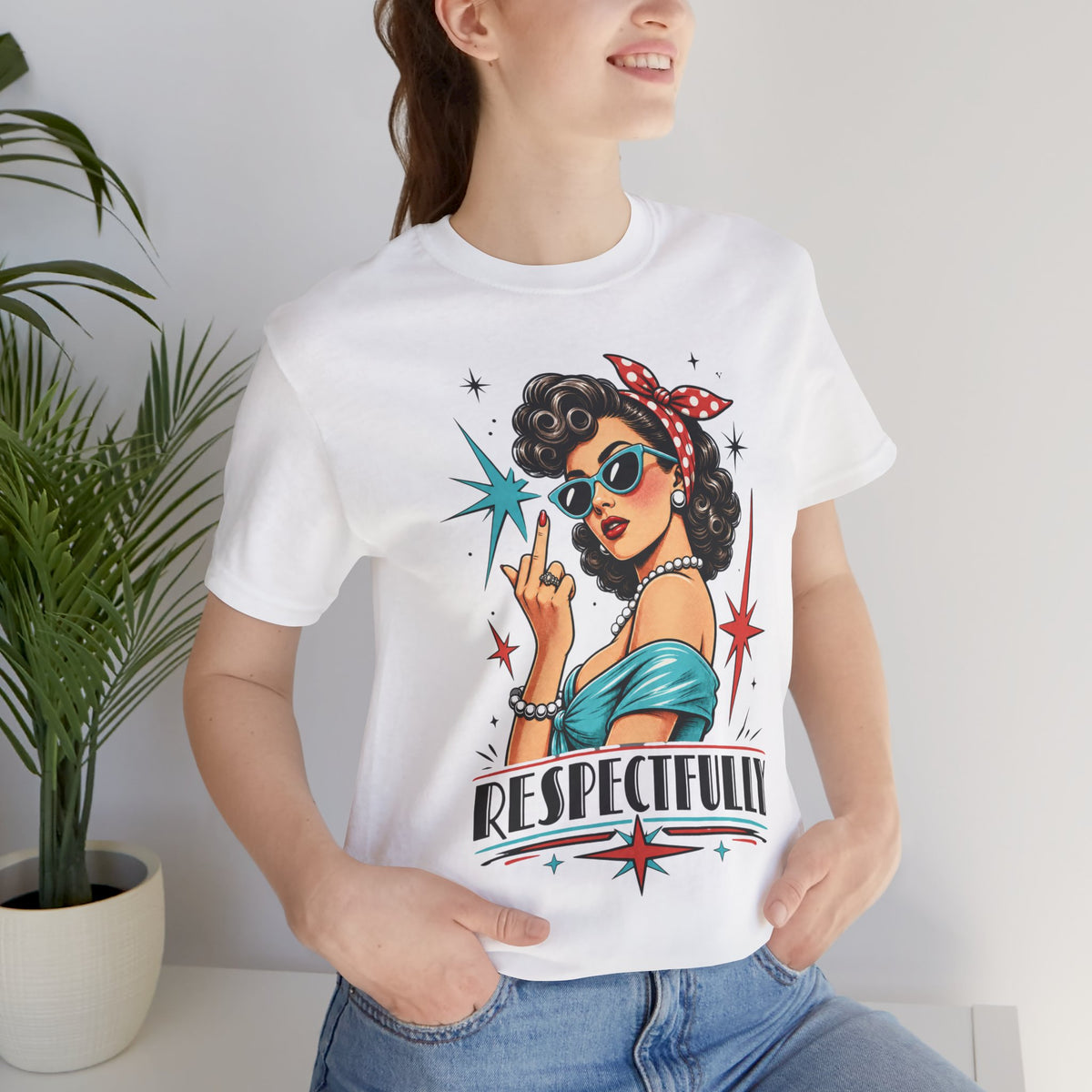 Respectfully Retro Pin-Up Tee