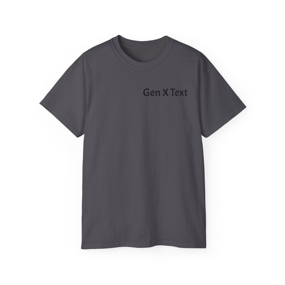 Gen X Text Tee — Retro Text Bubble Shirt with Nostalgic Phrases