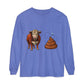 Bull & Poo Graphic Long Sleeve Tee