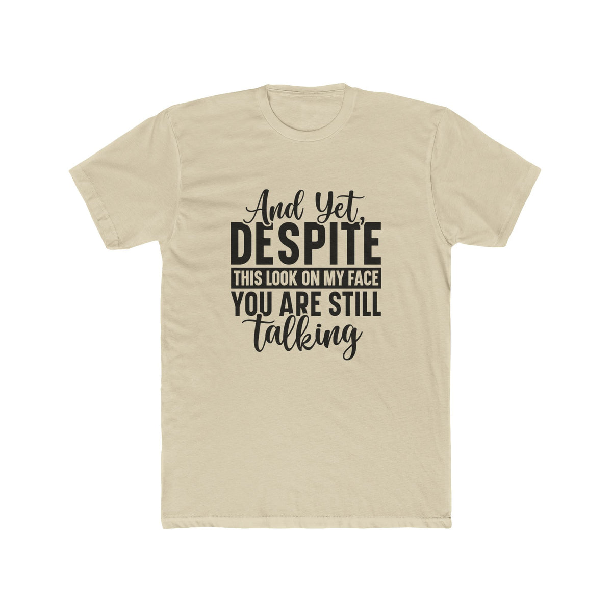 Unisex Cotton Crew Tee