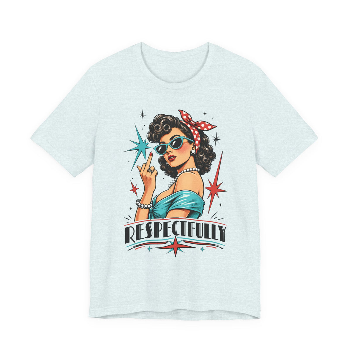 Respectfully Retro Pin-Up Tee