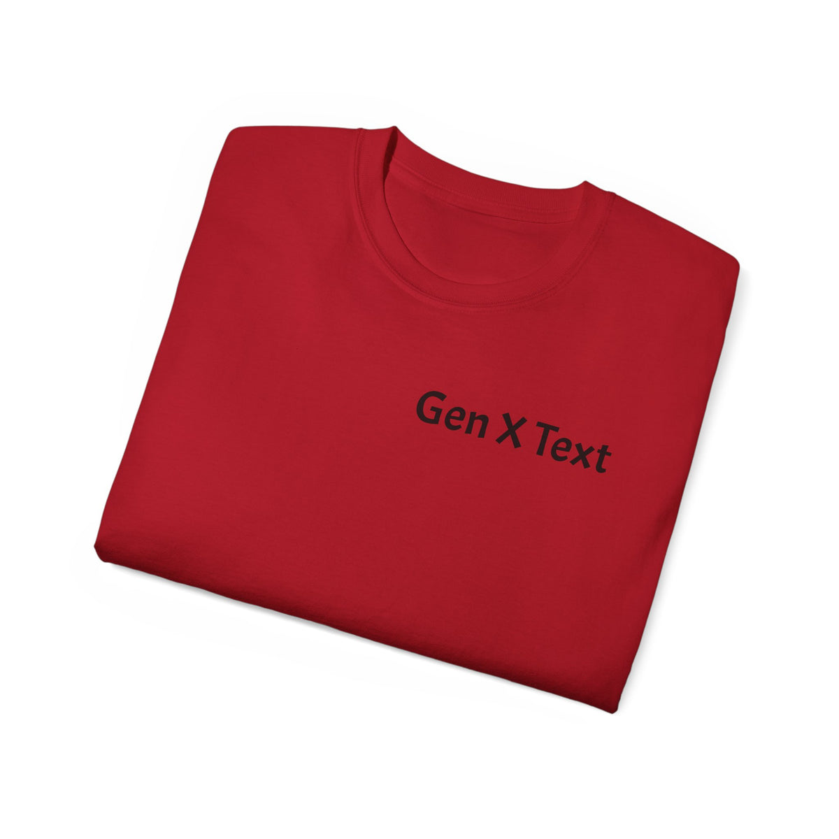 Gen X Text Tee — Retro Text Bubble Shirt with Nostalgic Phrases