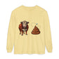 Bull & Poo Graphic Long Sleeve Tee
