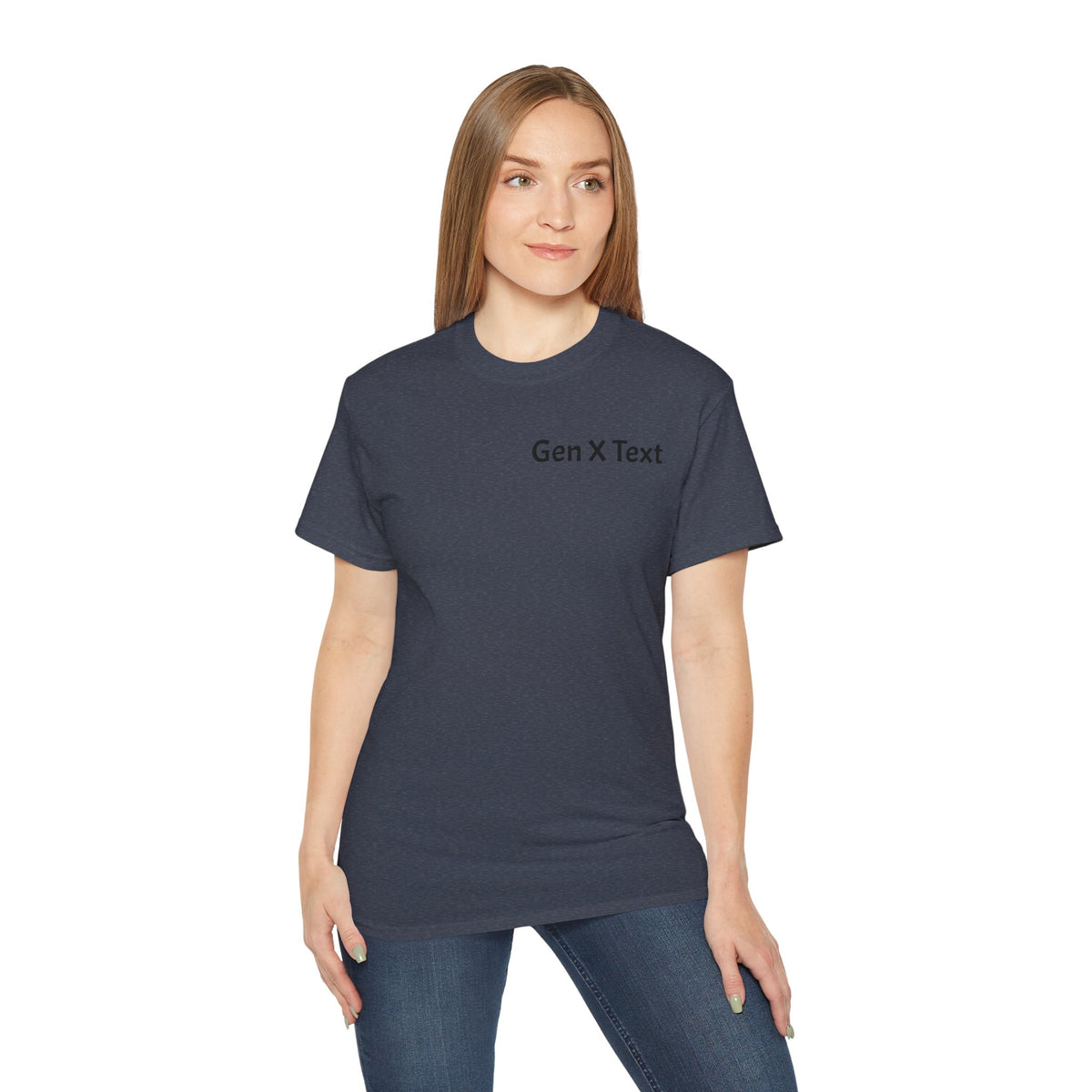 Gen X Text Tee — Retro Text Bubble Shirt with Nostalgic Phrases