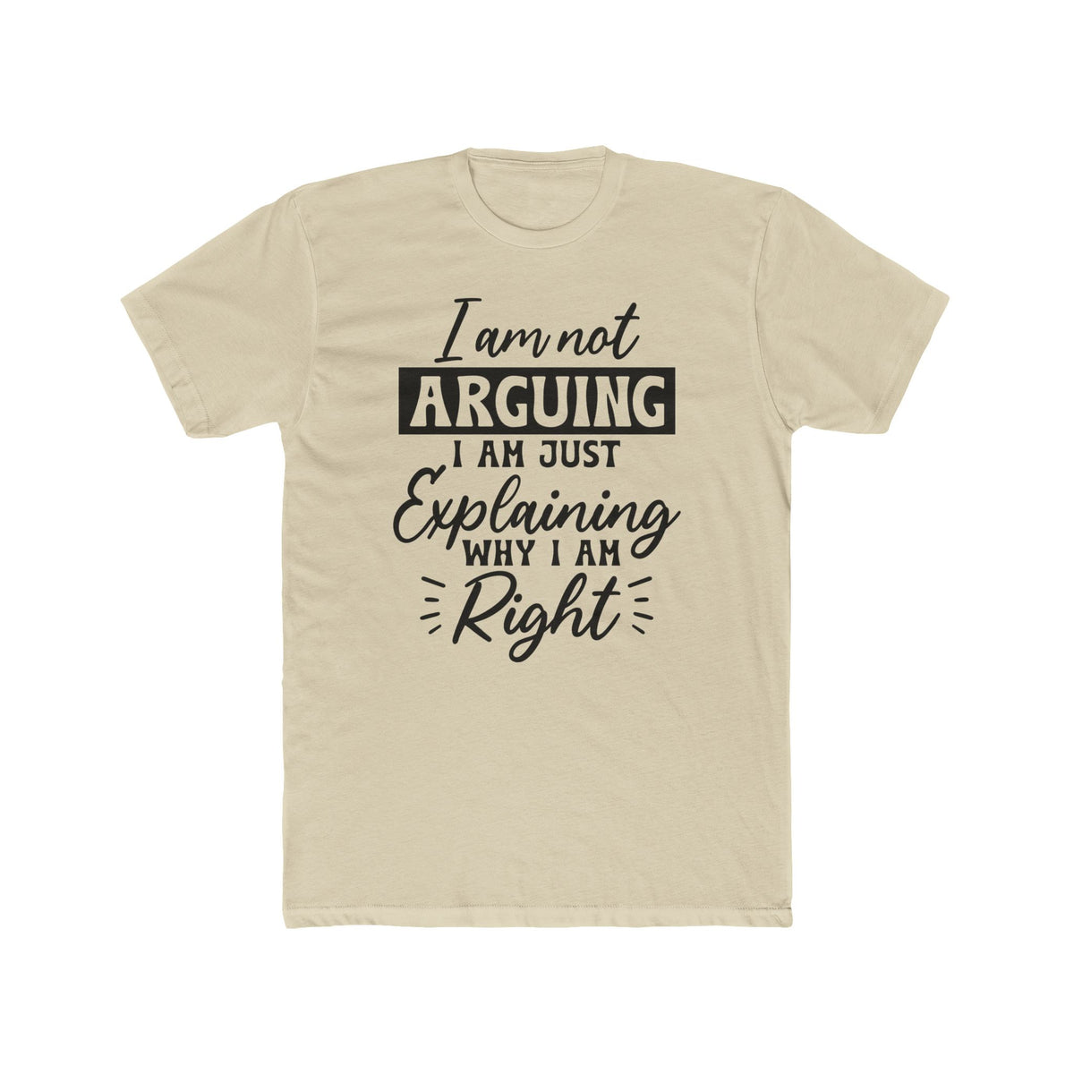 Unisex Cotton Crew Tee