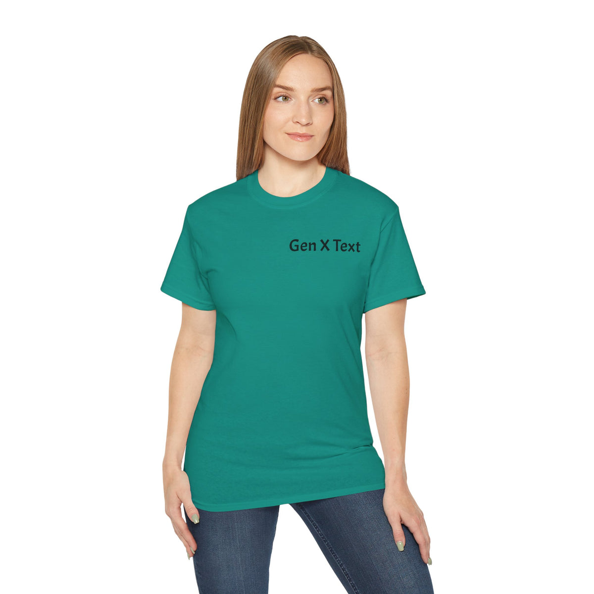 Gen X Text Tee — Retro Text Bubble Shirt with Nostalgic Phrases