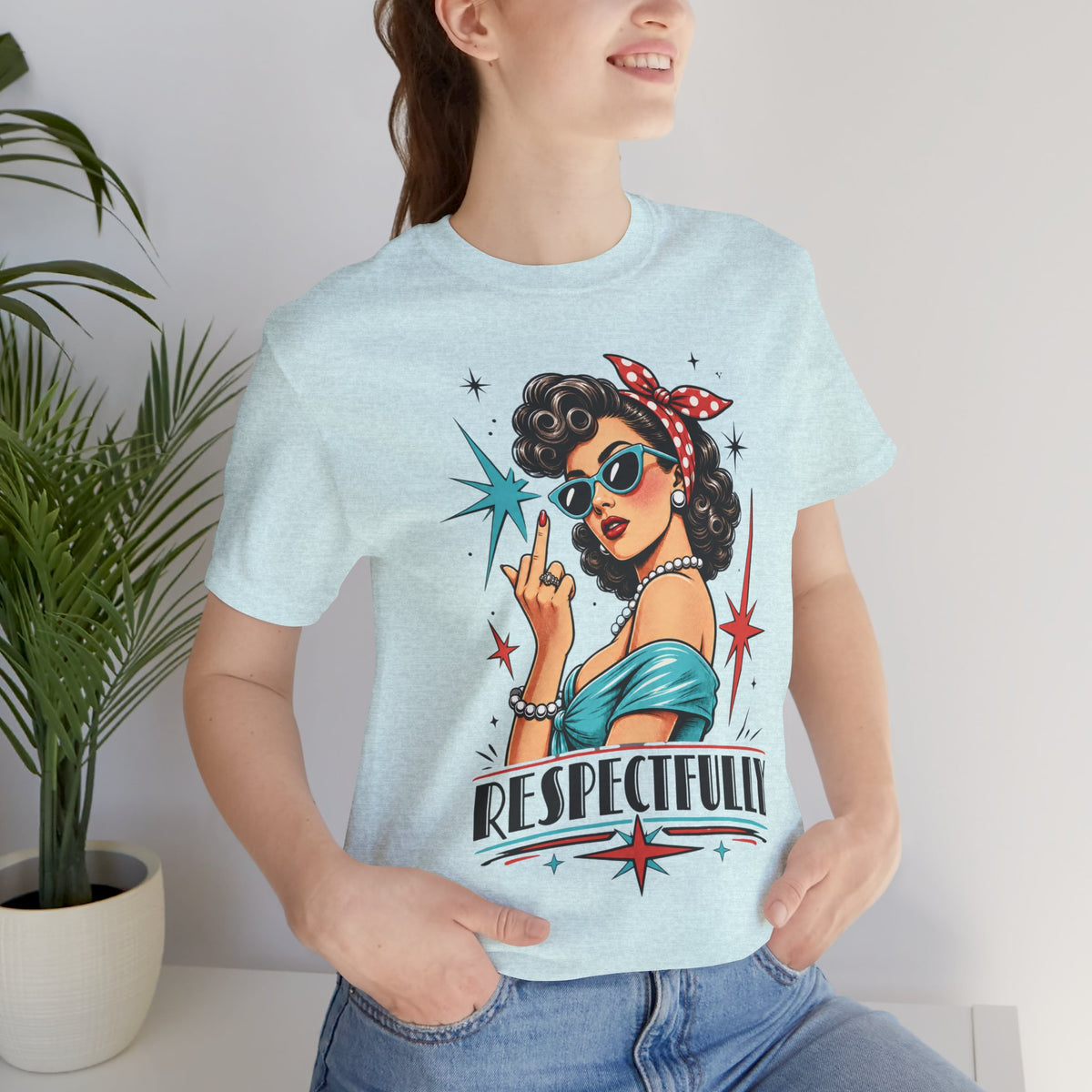Respectfully Retro Pin-Up Tee