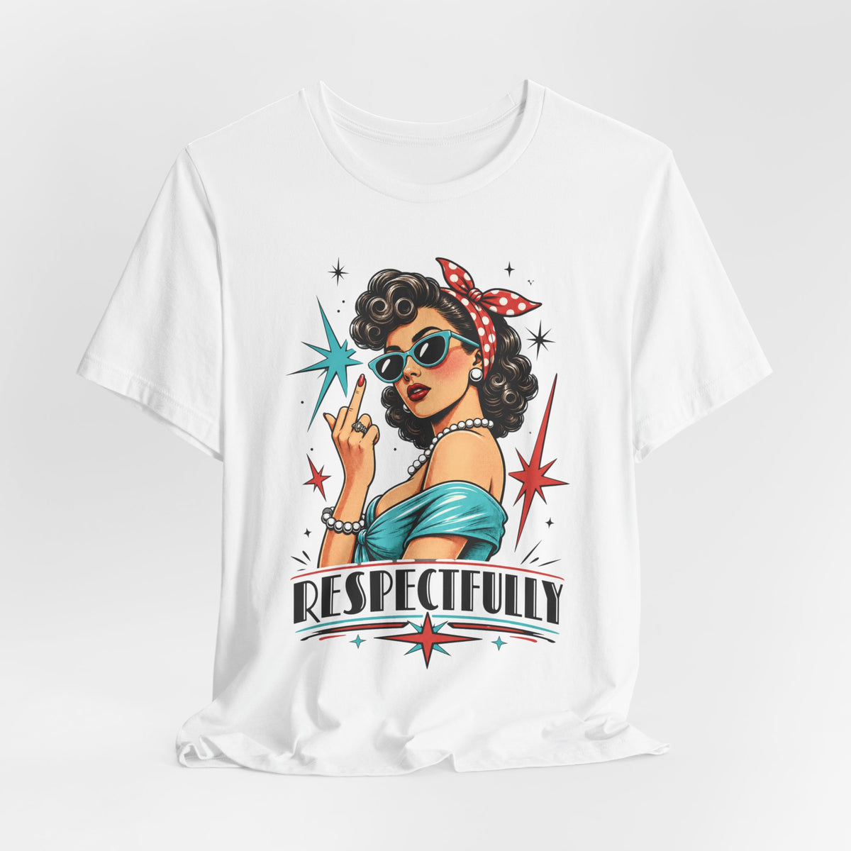 Respectfully Retro Pin-Up Tee