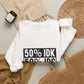 Crewneck Sweatshirt — 50% IDK / 50% IDC Graphic Pullover