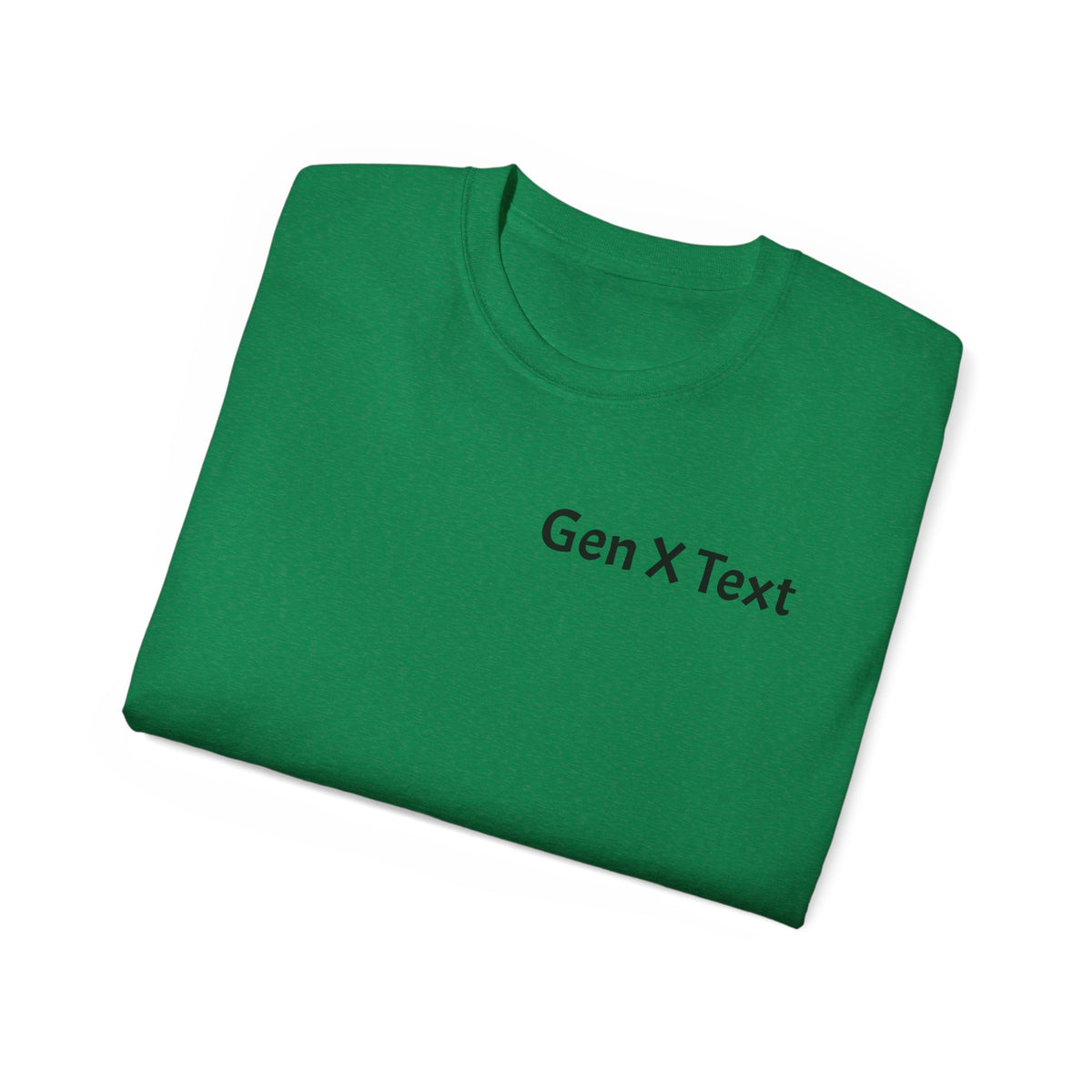 Gen X Text Tee — Retro Text Bubble Shirt with Nostalgic Phrases