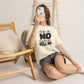 No / Hell No Graphic Tee — Funny Slogan Casual T‑Shirt