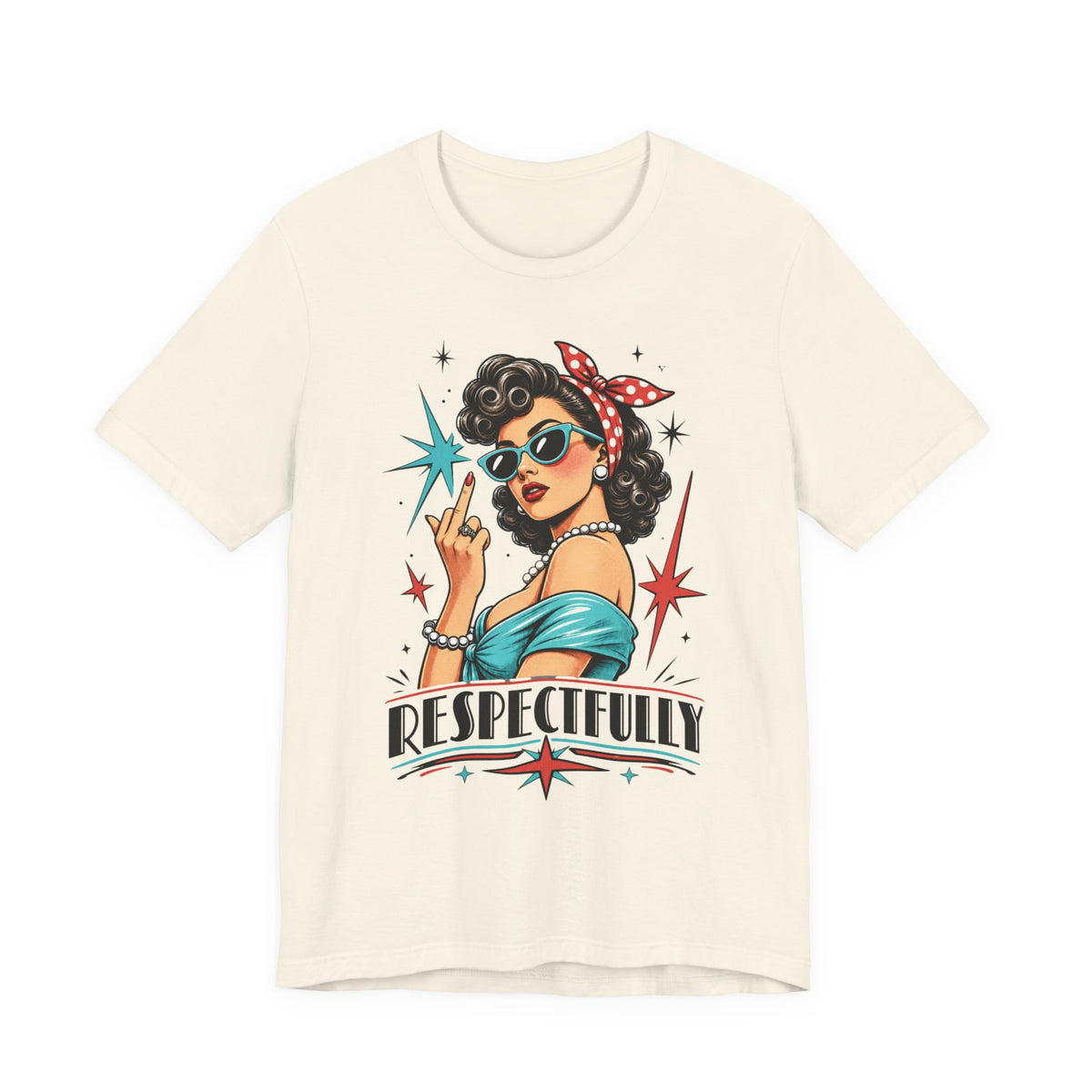 Respectfully Retro Pin-Up Tee