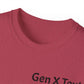 Gen X Text Tee — Retro Text Bubble Shirt with Nostalgic Phrases