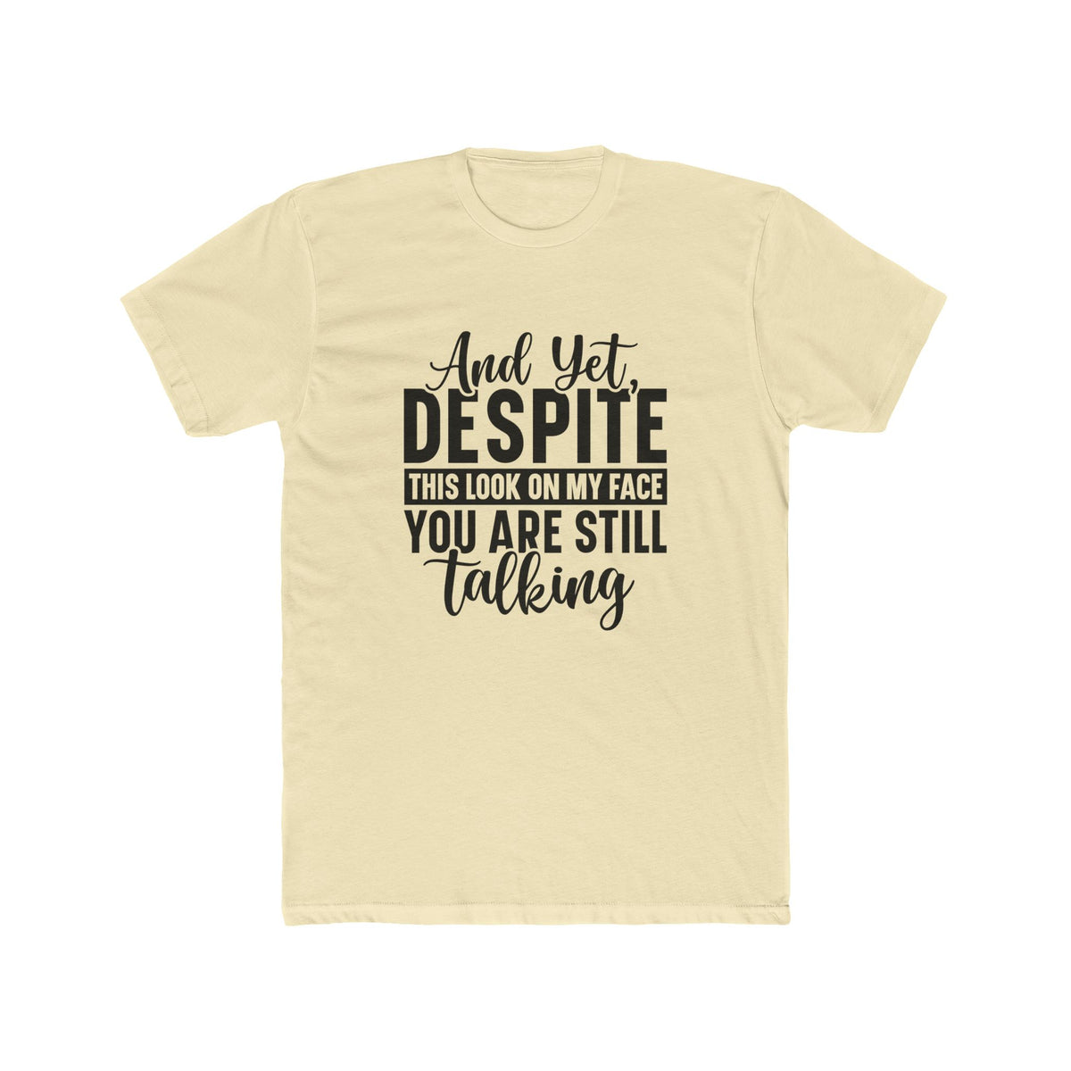 Unisex Cotton Crew Tee