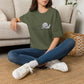 Snail Illustration T-Shirt — “Beware I Am a Dilly-Dally-er” Casual Tee