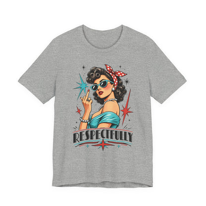 Respectfully Retro Pin-Up Tee
