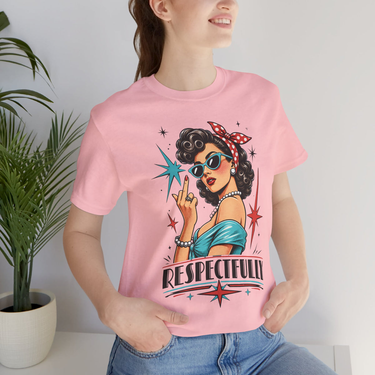 Respectfully Retro Pin-Up Tee