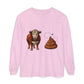 Bull & Poo Graphic Long Sleeve Tee