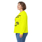 Long Sleeve Tee — "Some things are better left alone like... and me!" Hedgehog & Cactus Graphic