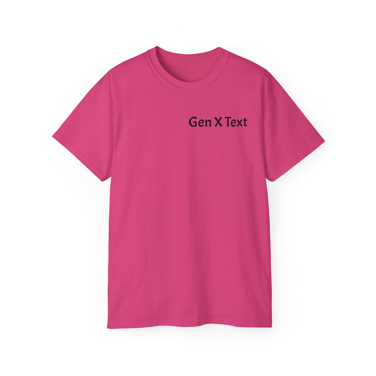 Gen X Text Tee — Retro Text Bubble Shirt with Nostalgic Phrases