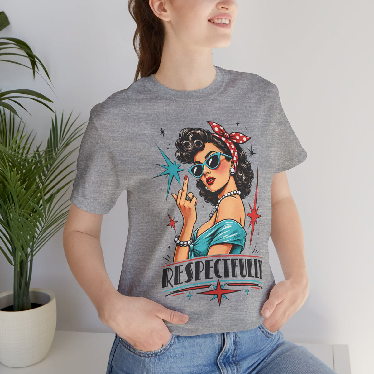 Respectfully Retro Pin-Up Tee